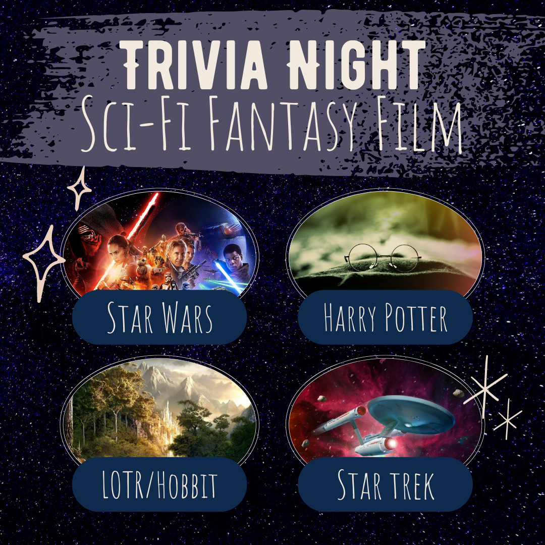 Product Image for Sci-Fi Fantasy Film Trivia Night Table